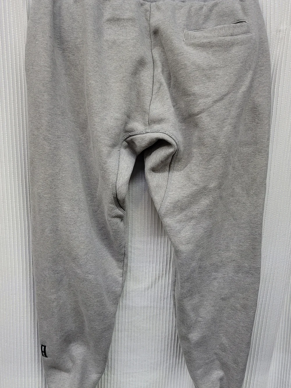 ASRV Gray Sweatpants with Black Logo